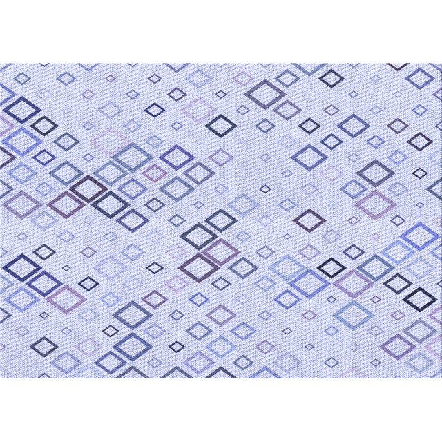 Ahgly Company Machine Washable Indoor Rectangle Transitional Lavender Blue Area Rugs, 2' x 4'