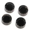 thumbnail image 1 of Perillas de guitarra Eléctrica Sunnimix 10x4 Uds Negra 6mm Controles de volumen de guitarra, 1 of 6