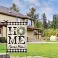 thumbnail image 2 of Home Sweet Home Magnolia Small Garden Flag Burlap Vertical Double Sided Spring Farmhouse Rustic Buffalo Check Plaid Flower Home Decor for Yard Lawn Patio Outdoor, 2 of 6