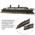 thumbnail image 3 of Decoración Adorno Titanic Barco Naufragado Perdido Barco Acuario ANGGREK Otros, 3 of 8