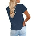 thumbnail image 3 of Sherrylily Women Short Sleeve Shirts Loose Casual Summer Basic Tops Fashion Tee, 3 of 3
