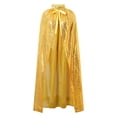 thumbnail image 4 of UJNDER Adult Sequin Lace Cape Carnival Cape Coat for Stylish Performance and Fashionable Events Gold, 4 of 8