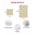 thumbnail image 7 of Easter Eggs Kitchen Dish Towels for Drying Dishes Set of 4, Colorful Eggs Spring Flowers Leaves Farmhouse Blue Waffle Weave Microfiber Hand Tea Bathroom Towels Quick Dry & Absorbent Towel 12x12, 7 of 7