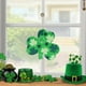 thumbnail image 4 of Cartel Colgante de Madera para Día de San Patricio | Decoración para Fiesta en Casa del Festival Irlandés | Adorno de Pared Trébol Verde de la Suerte | 1 Pieza | 5.28x5.94 Pulgadas | Fácil de Colgar, 4 of 6