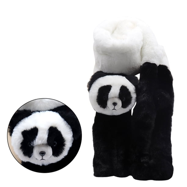 Bufanda de felpa para mujer, babero de animales de dibujos animados a la moda, bufanda de conejo gruesa de terciopelo para otoño e invierno Wmkox8yii jkg3826