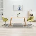 thumbnail image 1 of vidaXL Swivel Dining Chairs 2 pcs Green Fabric, 1 of 5