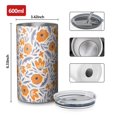 thumbnail image 4 of 20oz Coffee Tumblers Pioneer Flower Stainless Steel Vacuum Insulated Travel Tumbler Coffee Cups Mug with Lid and Straw with Cleaning Brush for Cold & Hot Drinks, 4 of 5