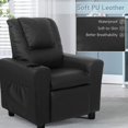 Alwalue Kids Recliner Chair with Cup Holder Toddler Recliner Chair with
