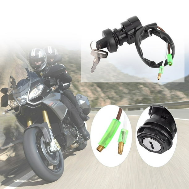 Interruptor de Encendido de Motocicleta, Conjunto de Interruptor de Llave de Encendido para Blaster YFS200 Quad 98 99 2000 - 2006 ATV, Fácil de Instalar Concables de Enlace,