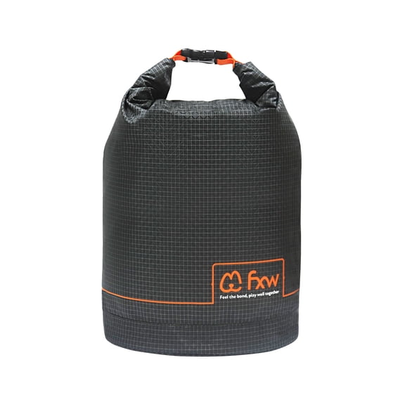 Bolsa de almacenamiento de croquetas FXW, bolsa de viaje para comida para perros, 10 litros, gris