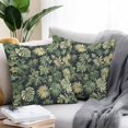 thumbnail image 2 of Throw Pillow Covers 24x24 Inch Set of 2, Palm Tree Leaves Waterproof Outdoor Pillow Covers, Summer Tropical Green Botanical Decorative Cushion Pillowcases for Couch, Sofa, Bed, Garden, Patio, 2 of 9