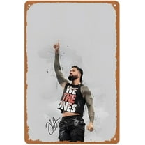 Jey Uso Poster 8x12 Inch Retro Vintage Metal Sign Home Man Cave Art_1