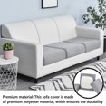 thumbnail image 3 of Wosthever Funda de sofá Cojín de asiento Protector de muebles Mano de obra Equipo de protección Artesanía Accesorios para el hogar Suministros para el Decoración del hogar Gris claro Wosthever HA067476-03, 3 of 6