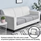 thumbnail image 4 of Advancent Funda de sofá Cojín de asiento Protector de muebles Mano de obra Equipo de protección decorativo Resiliencia Suministros para el hogar Fundas Decoración del hogar Gris claro Advancent HA067476-03, 4 of 6