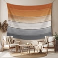 thumbnail image 2 of Orange Gray Large Tapestry for Bedroom Wall Hanging Tapestry, Farmhouse Retro Gradient Wooden Grain Ceiling Backdrop Tapestries Poster Blanket Wall Decor for Teens Room Living Room Dorm 100" x 59", 2 of 8