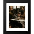 thumbnail image 2 of Ivar Nyberg 18x24 Black Modern Framed Museum Art Print Titled - An Artist Drawing. Victor Andren (1884), 2 of 5