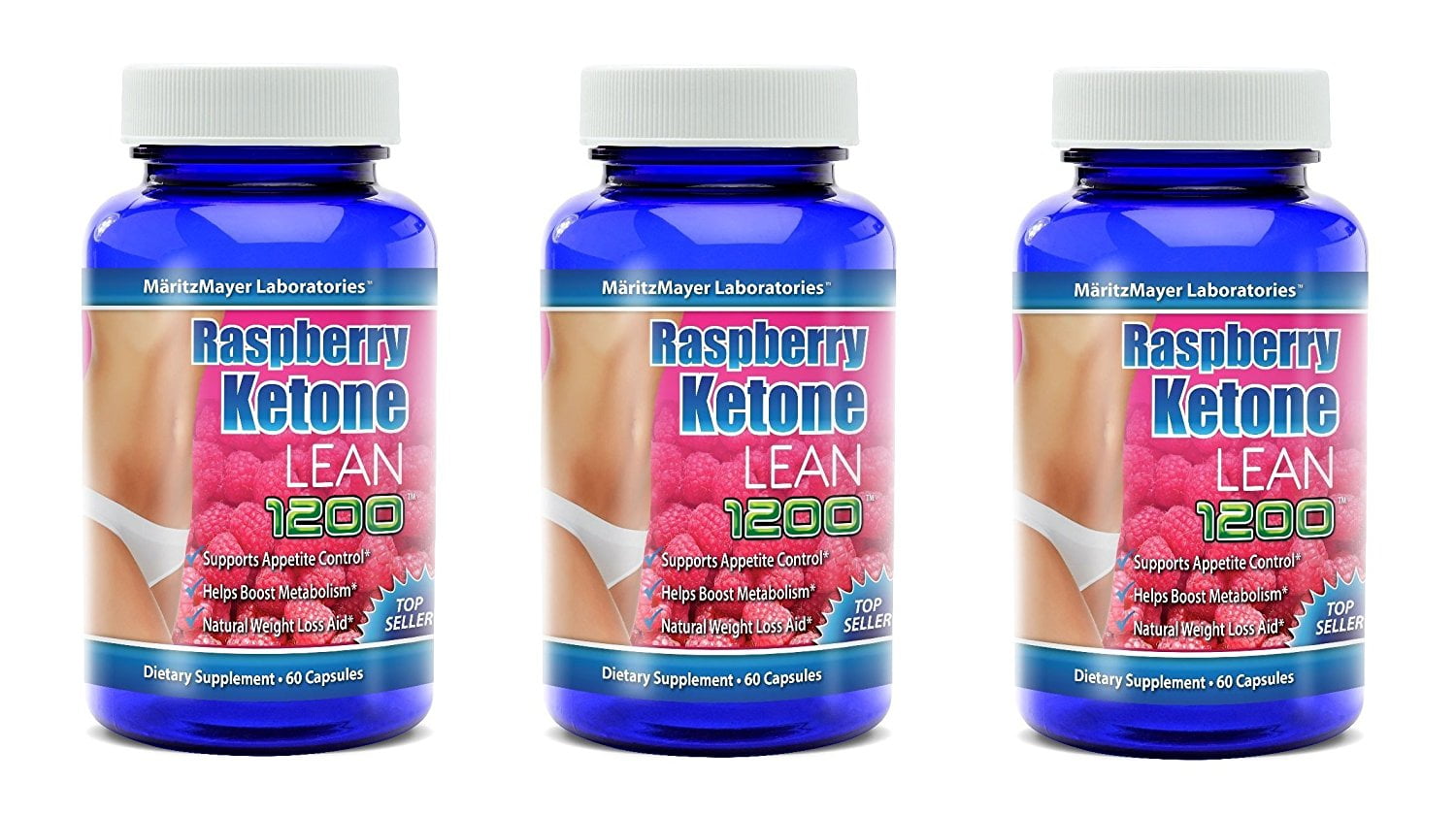 3X Raspberry Ketone Lean Fat Burner Weight Loss 1200mg 180 Caps Best Keytones