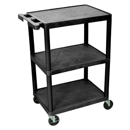 Box Utility Cart - Luxor 3-Shelf Utility Cart