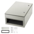 thumbnail image 2 of NEMA Steel Enclosure,24x16x10\'\' NEMA 4X Steel Electrical Box,IP66 Waterproof&Dustproof,Outdoor/Indoor Electrical Junction Box,with Mounting Plate, 2 of 9