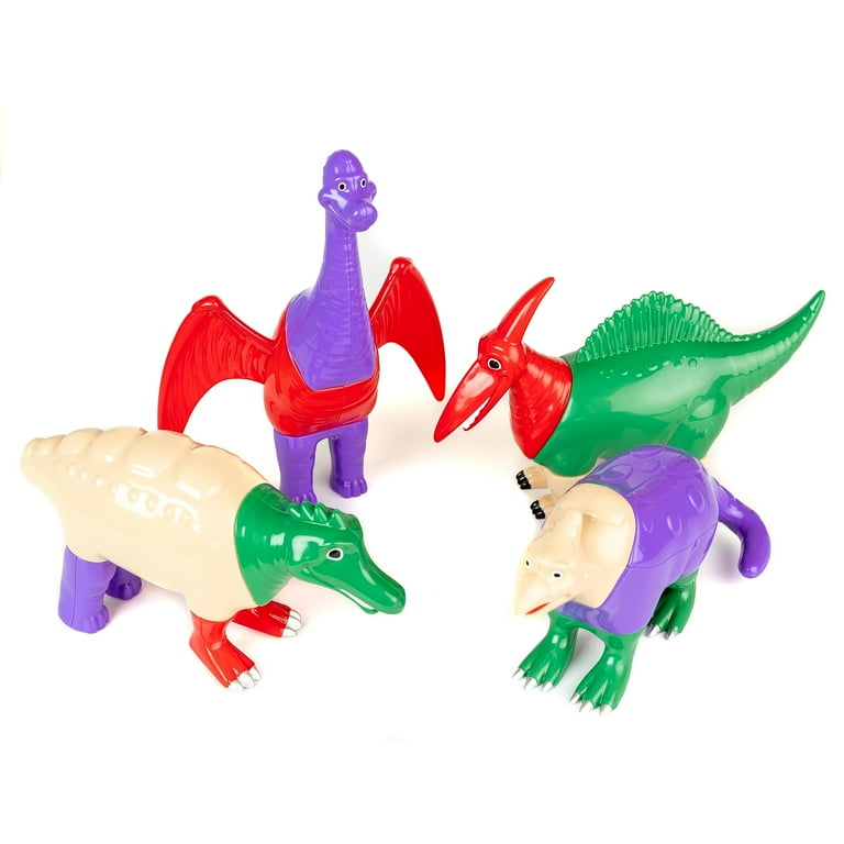 Popular Playthings Magnetic Mix Match Dinosaurs Set, Stegosaurus