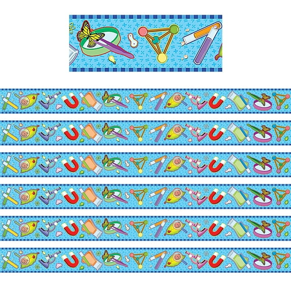 Teacher Created Resources Straight Border 3"" x 210' Science (TCR4682-6)