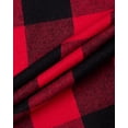 thumbnail image 4 of sogami Mens Heavyweight Red Plaid Flannel Pajama Pants 100% Cotton Sleepwear, 4 of 6
