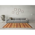 thumbnail image 3 of Ahgly Company Indoor Rectangle Solid Brown Modern Area Rugs, 4' x 6', 3 of 4