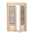 thumbnail image 4 of Porte de Maison de Poupée, Jouet DIY Miniatures Haute Simulation, Mobilier Portable en Bois pour Enfants, 4 of 8