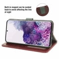 thumbnail image 3 of Mobile Phone Cover for Samsung S20, Cover Premium Pu Leather Tpu Flip Cover Magnetic Closure Card Compartment Stand Function Wallet with Lanyard Protective Cover, 3 of 7