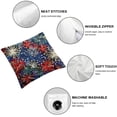 thumbnail image 4 of Awypu Throw Pillow Covers Set of 2 Home Fireworks Red White and Blue Patriotic Symbolic Stars Home Decor Pillowcases Square Pillow Cases Cushion Covers for Sofa Couch Bed, 4 of 6
