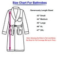 thumbnail image 7 of Women's Luxury Terry Cotton Bathrobe Spa Robe Bath Robes Shawl Collar Stripe Mustard S, 7 of 7