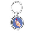thumbnail image 1 of Gestos de melocotón. Rotating keychain Metal Keyring Holder, 1 of 2