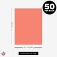 thumbnail image 6 of Premium Colored Card Stock Paper | 50 Sheets Pack | Superior Thick 65lb Cardstock, Perfect for School Supplies, Arts & Crafts | Acid & Lignin Free | 8.5 x 11" | Ultra Lava, 6 of 6
