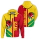 thumbnail image 3 of Sudadera con capucha con estampado de país africano, emblema de la bandera de Guinea-Bissau, estampado 3D, para hombre y mujer, ropa deportiva informal, talla 4XL, 3 of 5