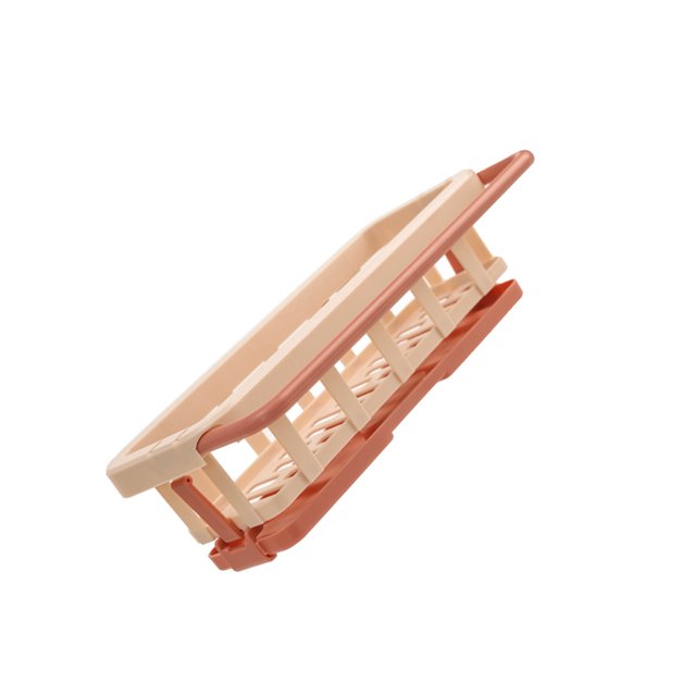 Yuarrent Soporte telescópico para jabón, almacenamiento de toallas, bandeja para fregadero montada en la pared, estante sin Puch, extensible Juegos de accesorios de baño Rosa