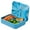 Tie Dye Dark Blue, variant on LunchBots Build -a- Bento, Platinum Food Grade Silicone Bento Box, Leak Proof, BPA Free, Oven & Dishwasher safe 32 oz Capacity - Tie Dye Light Blue