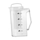 thumbnail image 4 of Cafetera helada Cafetera de hielo con tapa, , mango Cafetera portátil para preparar en frío Cafetera fría para jugos Leche casera 1.6L, 4 of 8