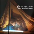 thumbnail image 4 of 1 pieza de 85 CM, tubo de luz portátil para acampar y linterna, 2 en 1, luz de flash inflable para acampar, luz LED ligera USB, viajes al aire libre, senderismo, tienda de campaña, luz RV oso de fresa Electrónica, 4 of 5