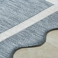 thumbnail image 5 of Hauteloom Varro Living Room, Bedroom Patio Outdoor Area Rug - Traditional - Blue, Cream - 6'7" x 9', 5 of 6