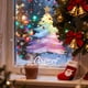 thumbnail image 5 of Pegatinas Navideñas para Ventanas | Calcomanías Navideñas Reutilizables y Removibles | Plástico Resistente Al Agua y a La Decoloración | Colores Dorado, Rojo y Morado | Fáciles de Aplicar, No Dañan E, 5 of 6