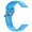 Sky Blue, variant on WEIXF Silicone Sports Sweat Proof Solid Color Watch Band With Convenient Adjustment And Wide Compatibility Special Forces Watch Men's Dress Watch Analog Mens Watch Eaw-mq-24-7b2 Couples Watch Set Cool