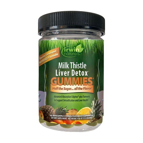 Irwin Natuals GUMMIES Milk Thistle Liver Detox v2 30ct