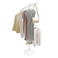 thumbnail image 5 of Spiral 360° Rotating Garment Rack - Floor-Standing Clothes Organizer White 1.8m, 5 of 14