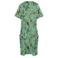 thumbnail image 4 of Monkey World-vestido holgado con bolsillos para mujer vestido elegante para embarazadas conjuntos s Verde, 4 of 6