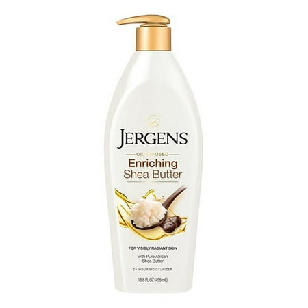 Jergens Shea Butter Skin Enriching Moisturizer, 16.8 Oz, 2 Pack