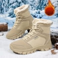 thumbnail image 6 of Women's Boots Mid Calf Insulated Thermal Footwear for Outdoor Hiking Warm -Lined Boots for Ladies, 6 of 9