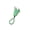Green, variant on Interactive Cat Toy with Mesh Tube and Bell, Crinkle Sound Catnip Plush Toy for Teething and Self-Play, Lightweight Indoor Cat Enrichment and Physical Exercise Toy - Green