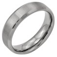 thumbnail image 2 of Titanium 6mm Brushed Wedding Ring Band Size 8, 2 of 6