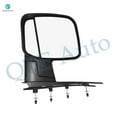 thumbnail image 3 of Left Driver Side Manual Foldaway View Mirror Dual Glass Chrome/Flat Black Textured For 2003 2004 2008-2014 Ford E-150, 3 of 7