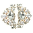 thumbnail image 1 of Miangastore 2Pcs Delicate Bridal Shoe Clips Crystal Rhinestone Alloy Accessories For Evening Events Shoes, 1 of 1